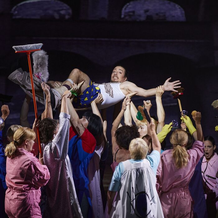 Jérôme Boutillier (Fieramosca), Sächsischer Staatsopernchor Dresden / Copyright: Ludwig Olah
